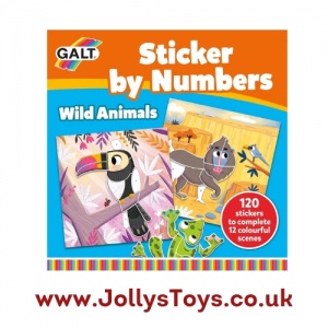 Animals Sticker by Number Book